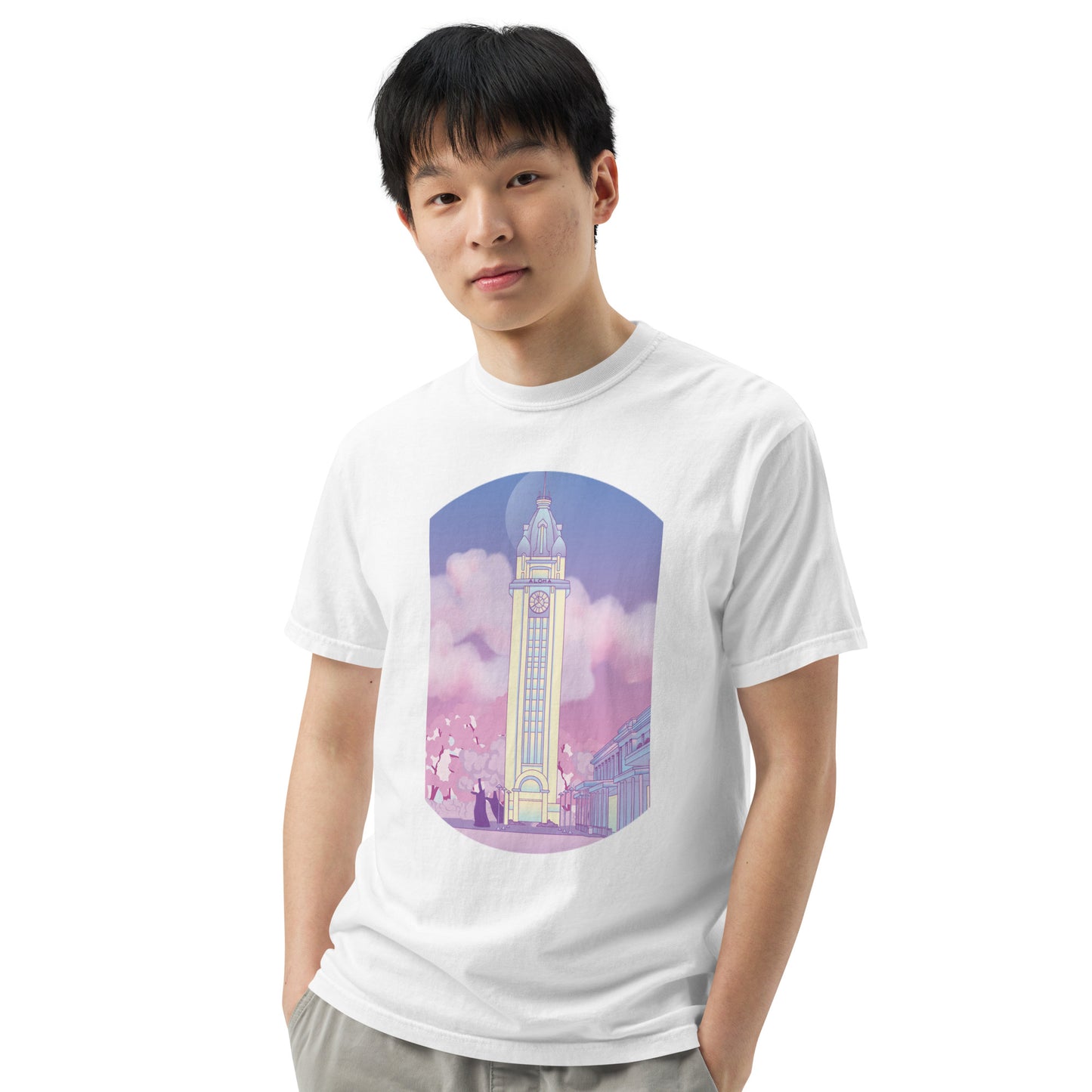 Aloha Tower Lo-Fi Men’s Garment-Dyed Heavyweight T-shirt