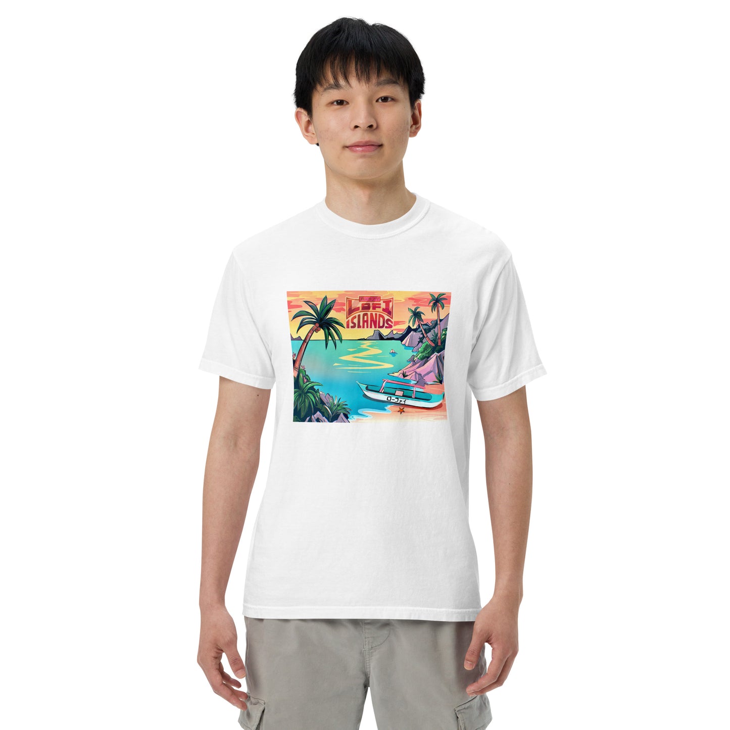 Lo-Fi Islands Men’s Garment-Dyed Heavyweight T-Shirt