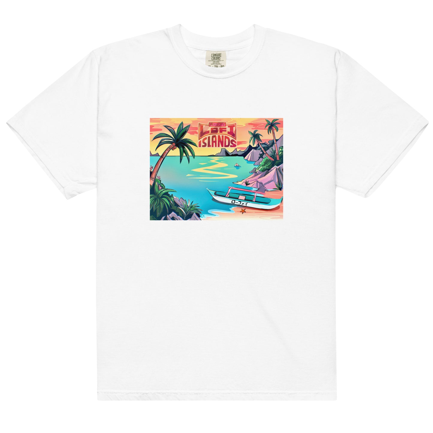 Lo-Fi Islands Men’s Garment-Dyed Heavyweight T-Shirt