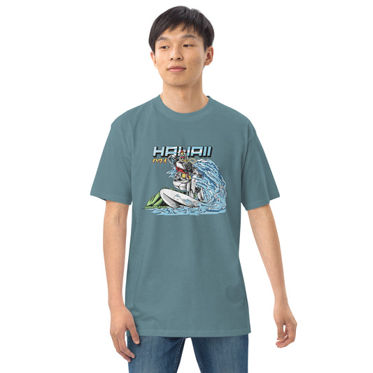 Mecha Surfing Diamond Head Men’s Premium Heavyweight Tee