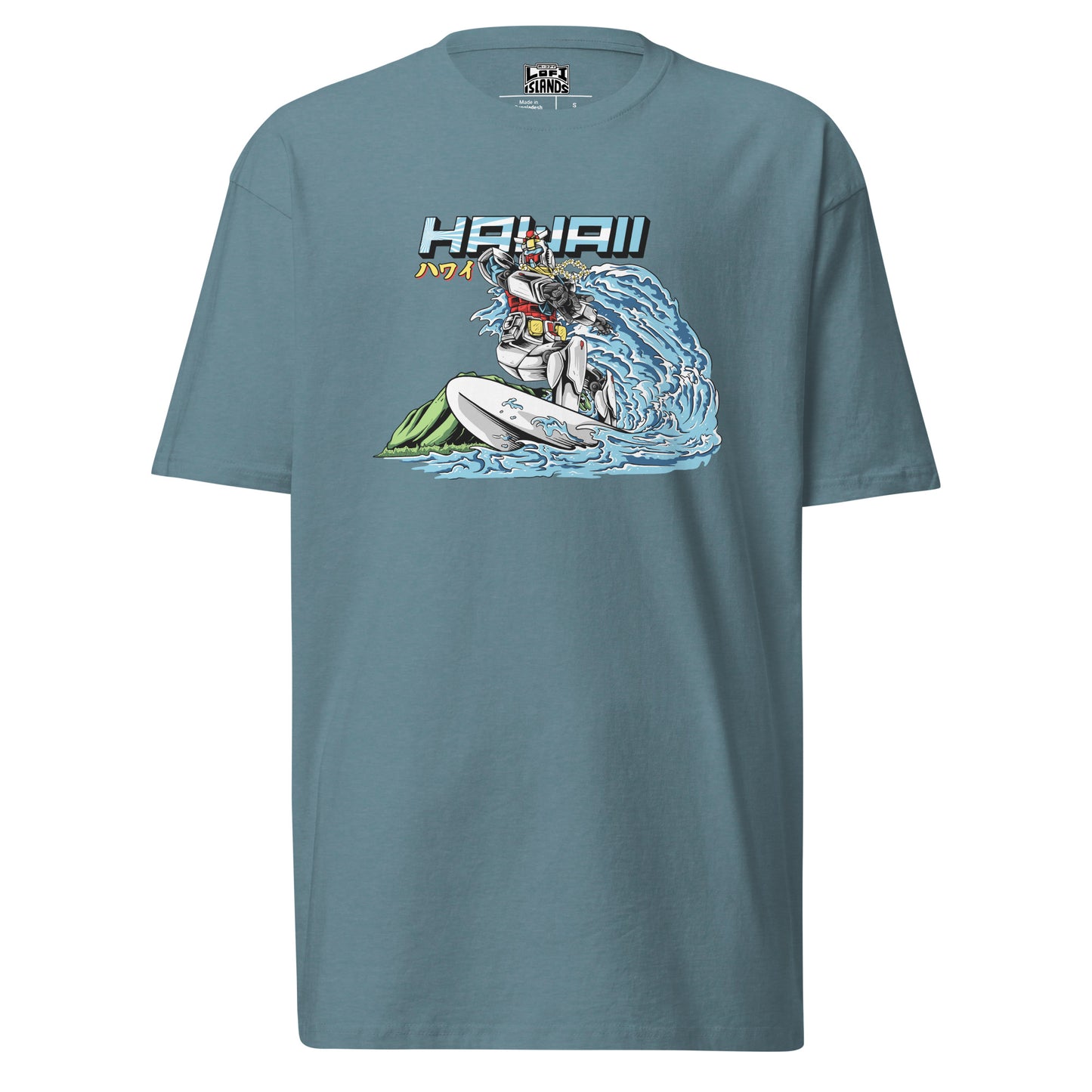 Mecha Surfing Diamond Head Men’s Premium Heavyweight Tee