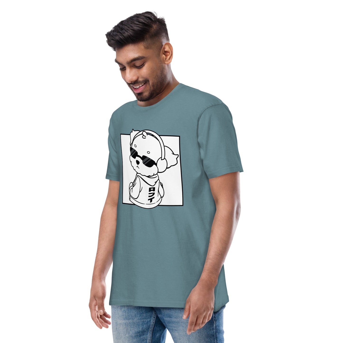 Lo-Fi Puppy Men’s Premium Heavyweight Tee