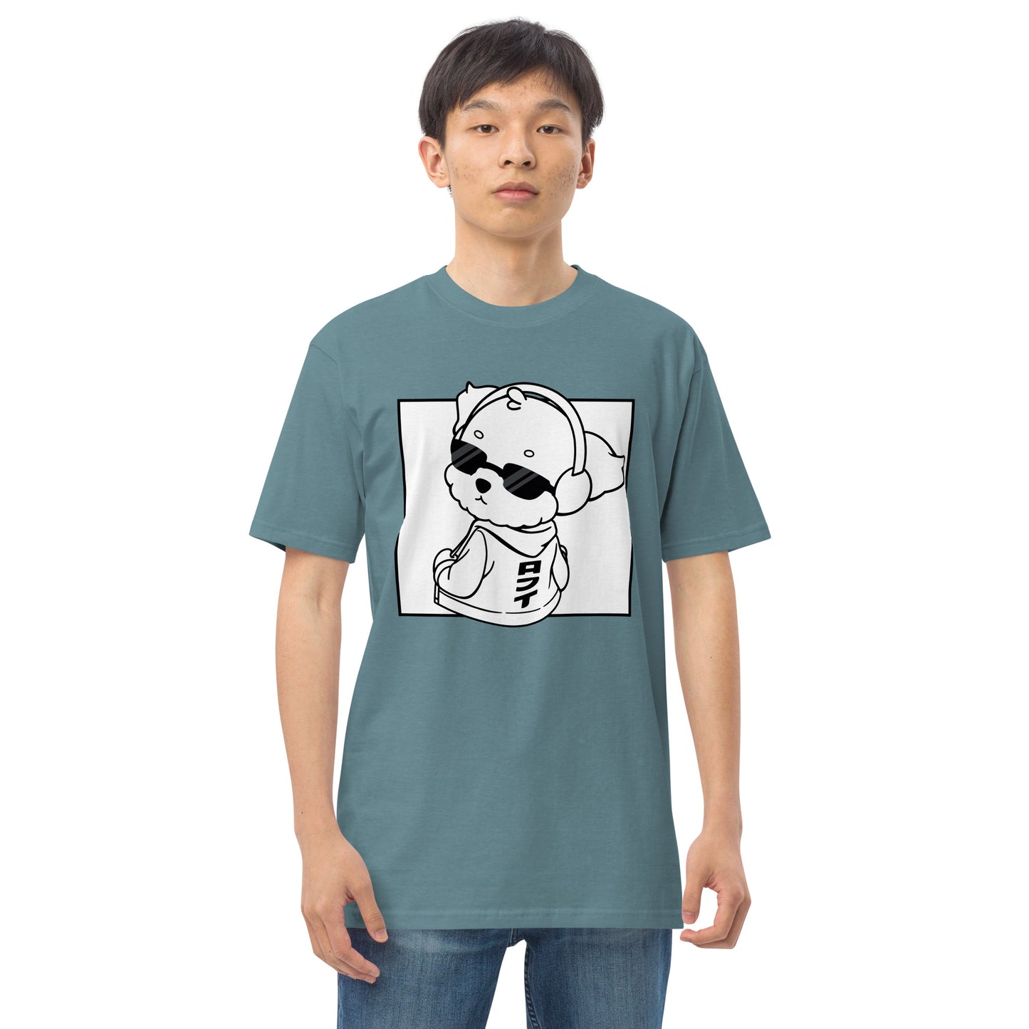 Lo-Fi Puppy Men’s Premium Heavyweight Tee