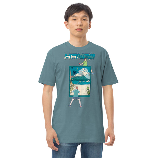 Hawaii Table Tennis Men’s Premium Heavyweight Tee