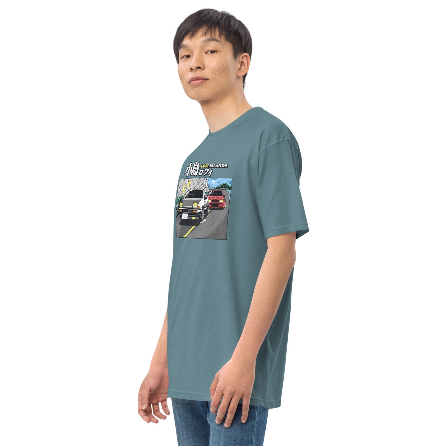 Island Drive Men’s Premium Heavyweight Tee