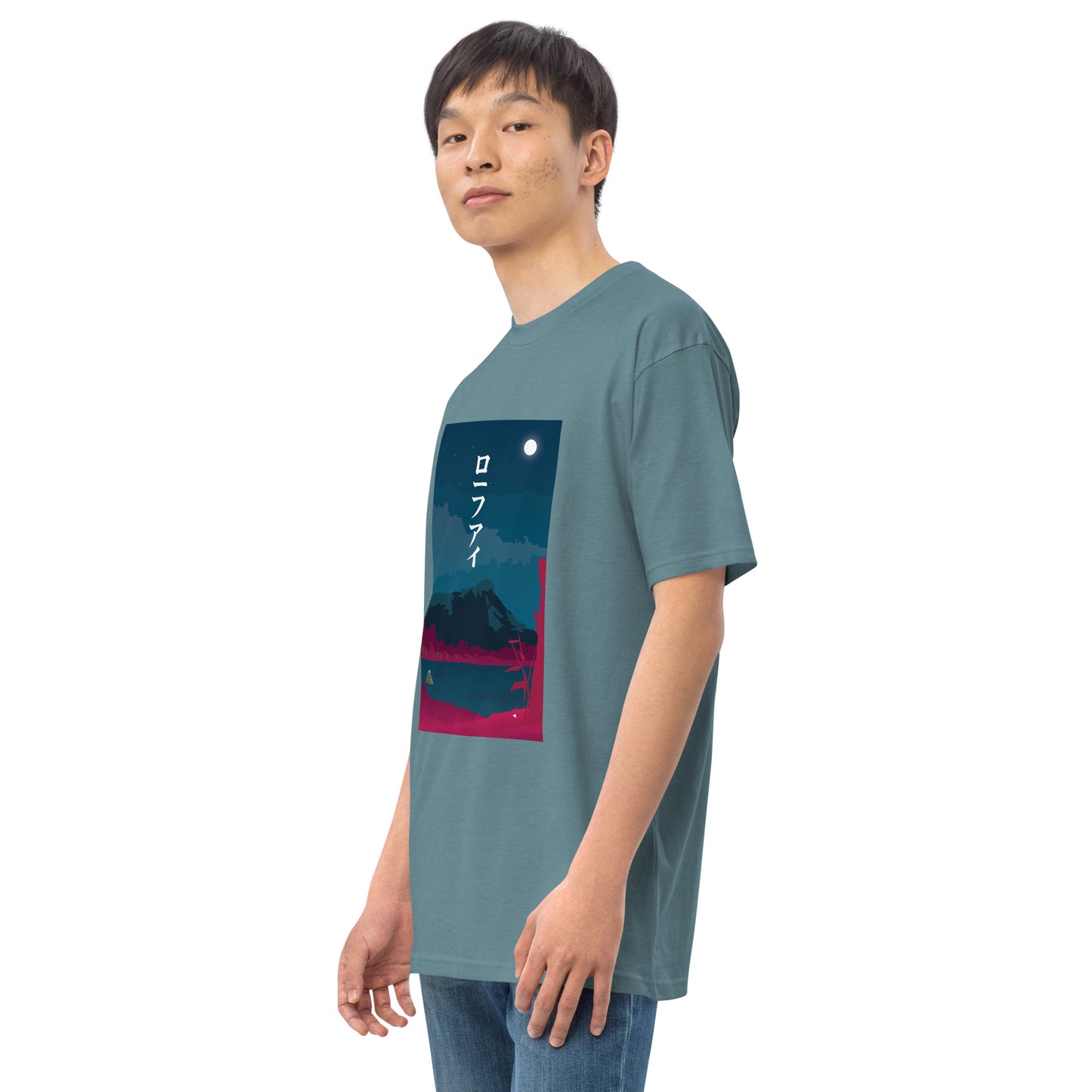 Lo-Fi Diamond Head Men’s Premium Heavyweight Tee