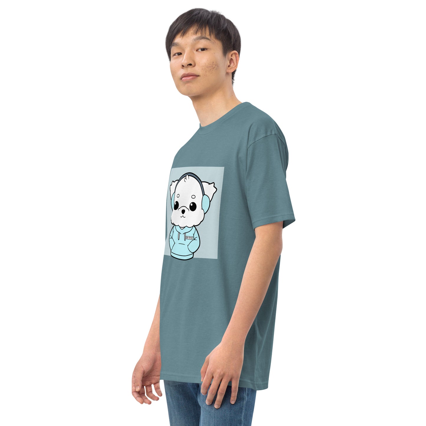 Lo-Fi Puppy Men’s Premium Heavyweight Tee