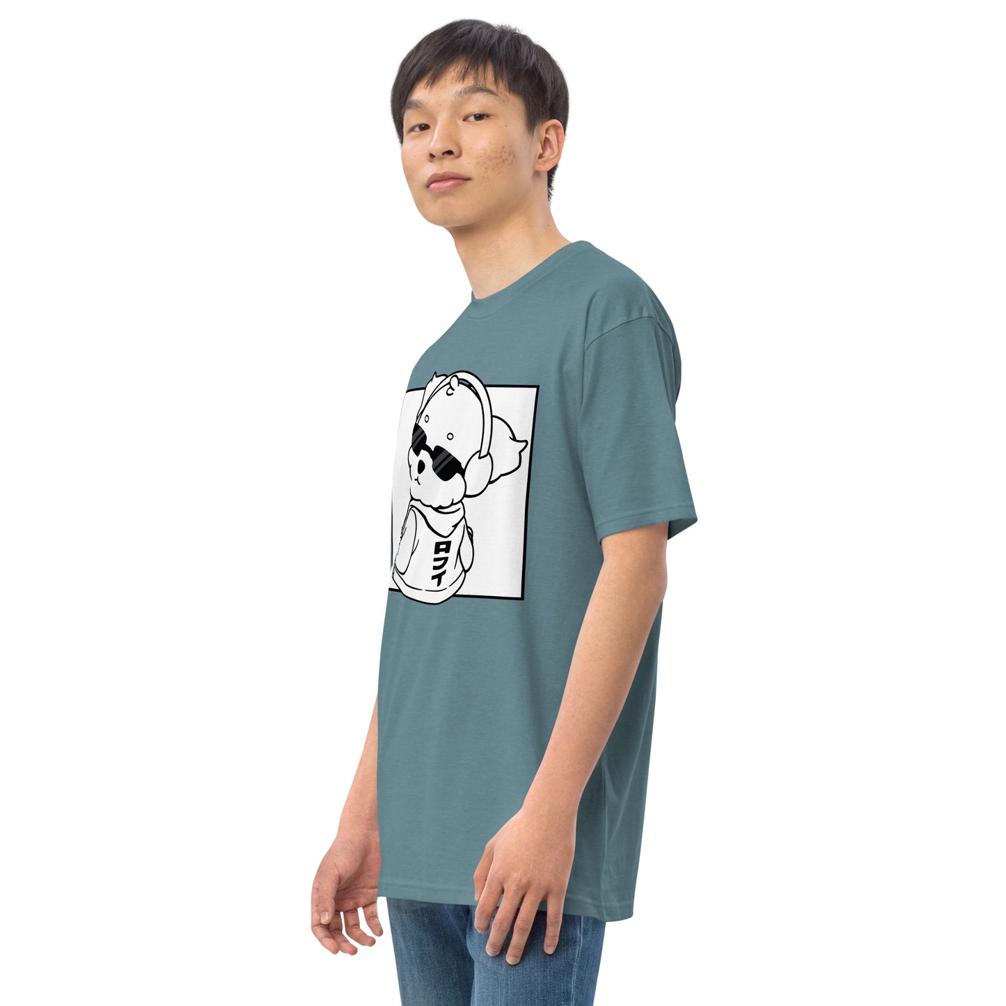 Lo-Fi Puppy Men’s Premium Heavyweight Tee