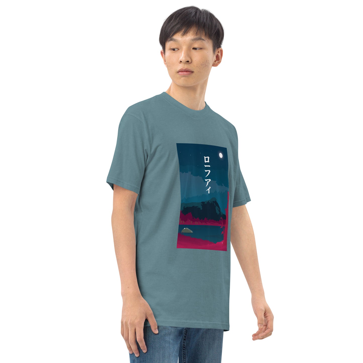 Lo-Fi Diamond Head Men’s Premium Heavyweight Tee