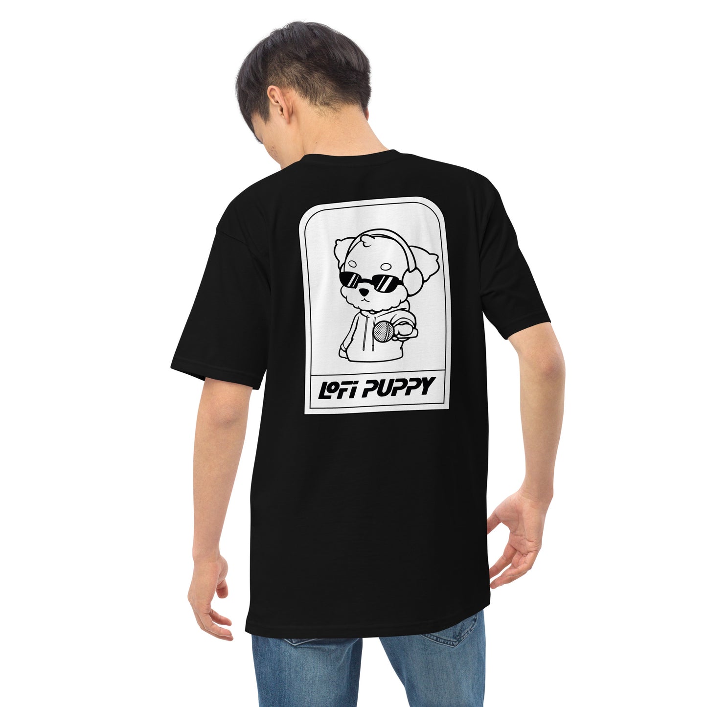 Lo-Fi Puppy Men’s Premium Heavyweight Tee