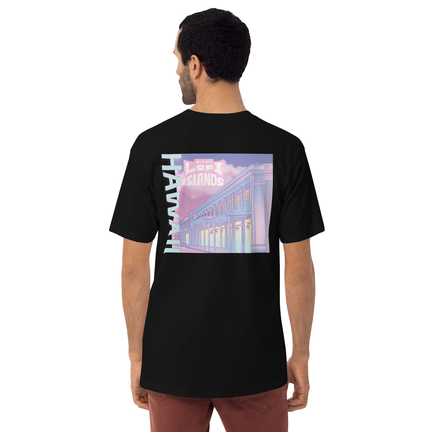 Aloha Tower x Lo-Fi Islands Men’s Premium Heavyweight Tee