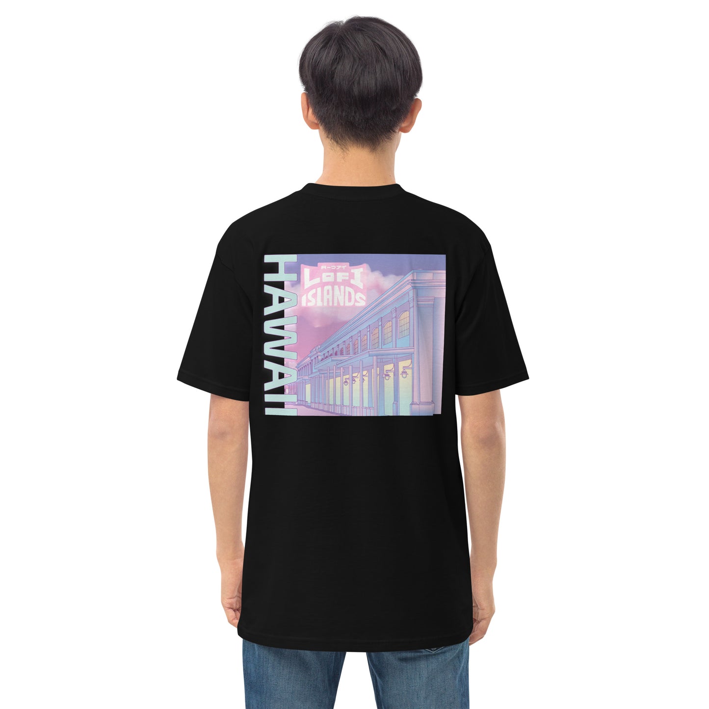 Aloha Tower x Lo-Fi Islands Men’s Premium Heavyweight Tee