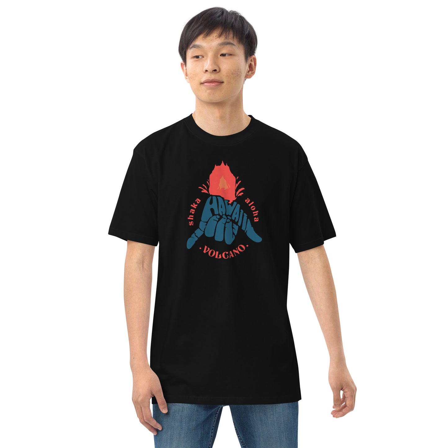 Volcano Hawaii Men’s Premium Heavyweight Tee