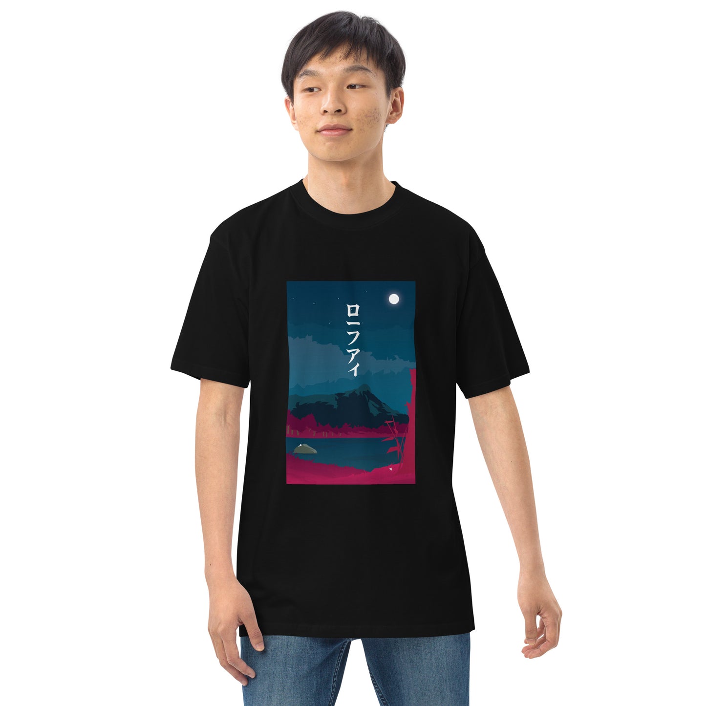 Lo-Fi Diamond Head Men’s Premium Heavyweight Tee