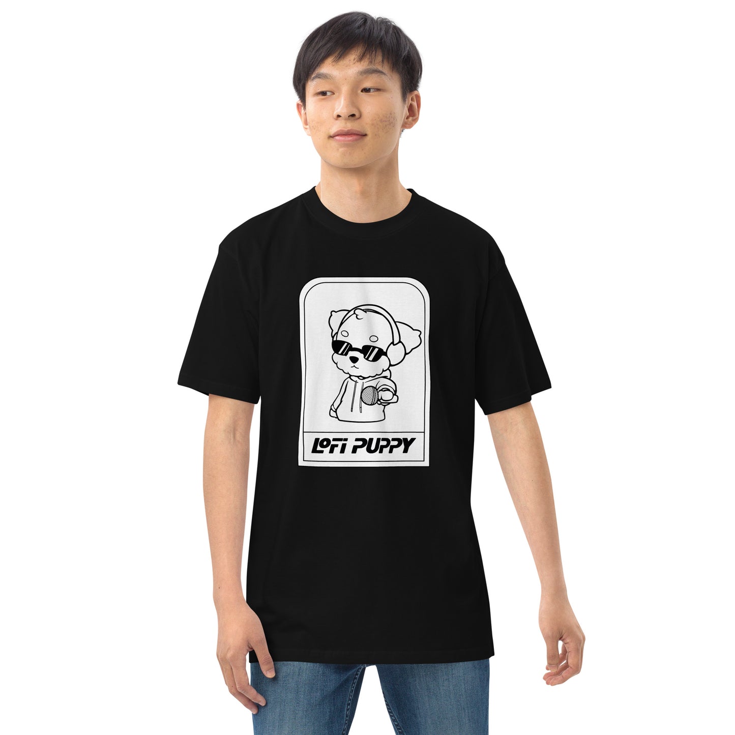 Lo-Fi Puppy ReMix Men’s Premium Heavyweight Tee