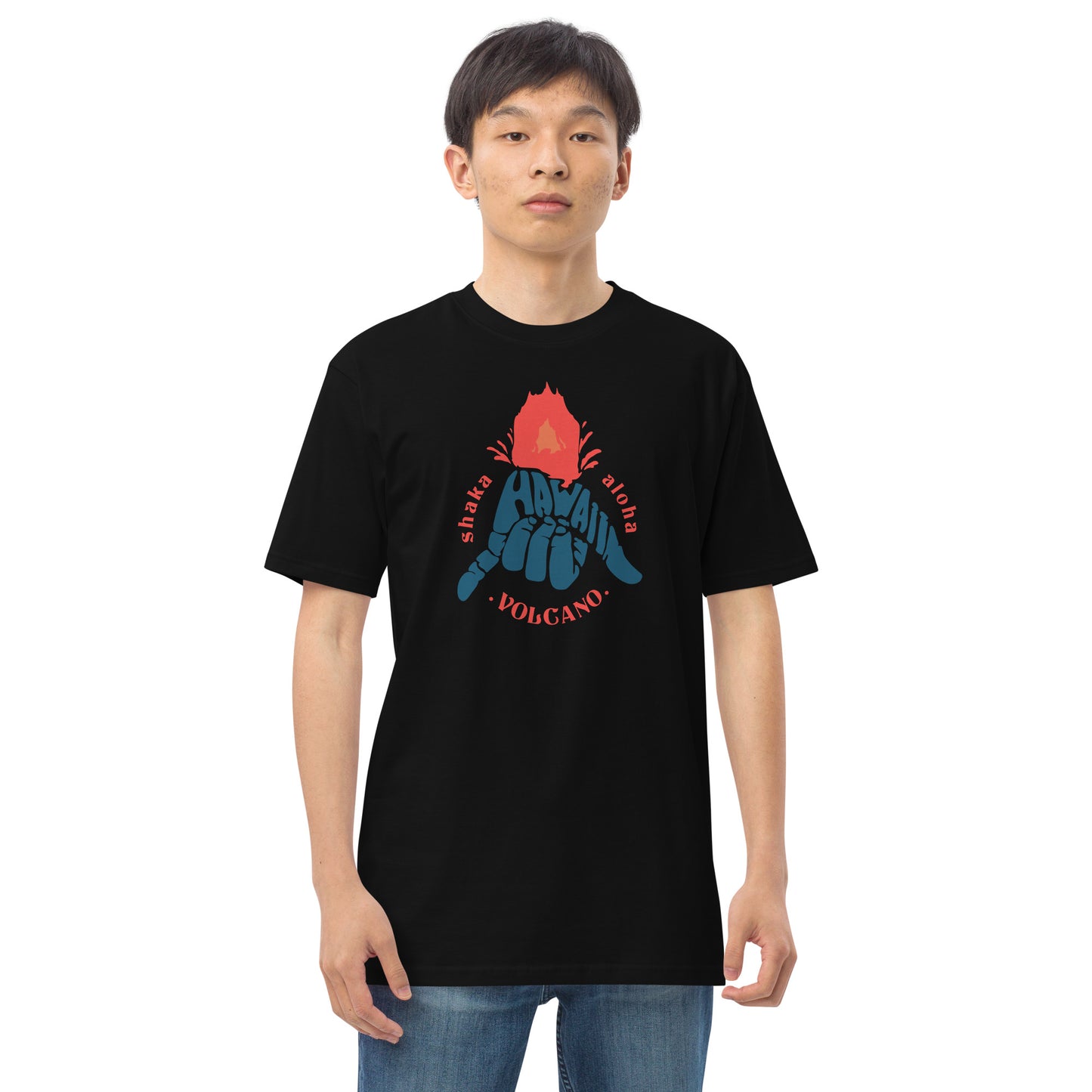 Volcano Hawaii Men’s Premium Heavyweight Tee