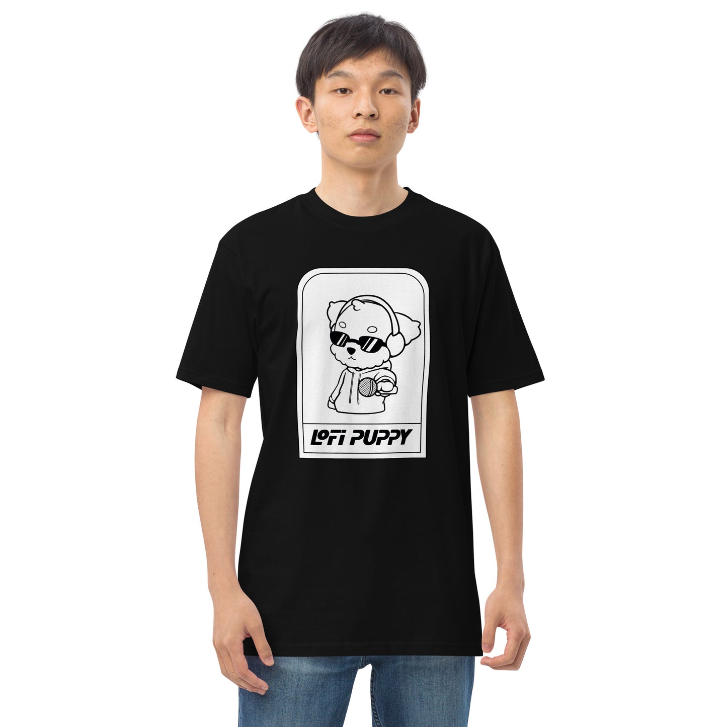 Lo-Fi Puppy ReMix Men’s Premium Heavyweight Tee