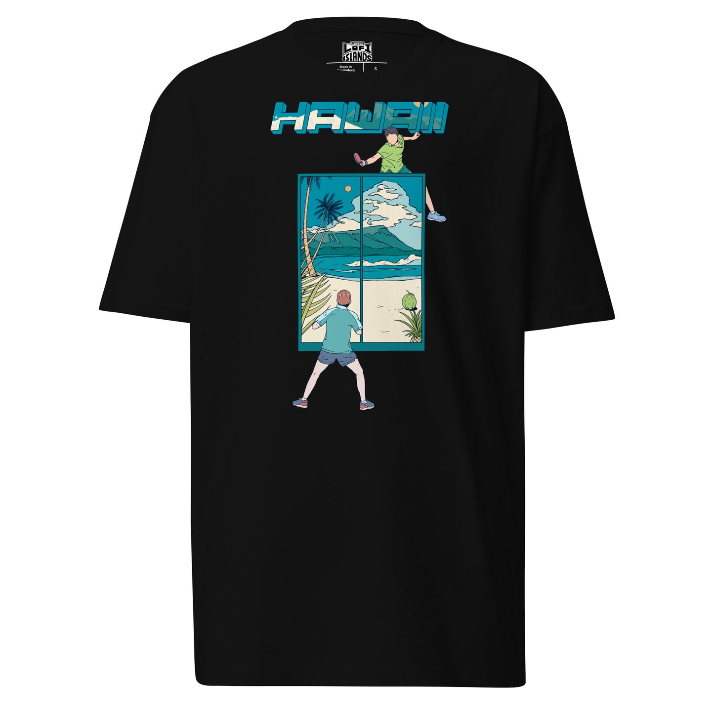 Hawaii Table Tennis Men’s Premium Heavyweight Tee