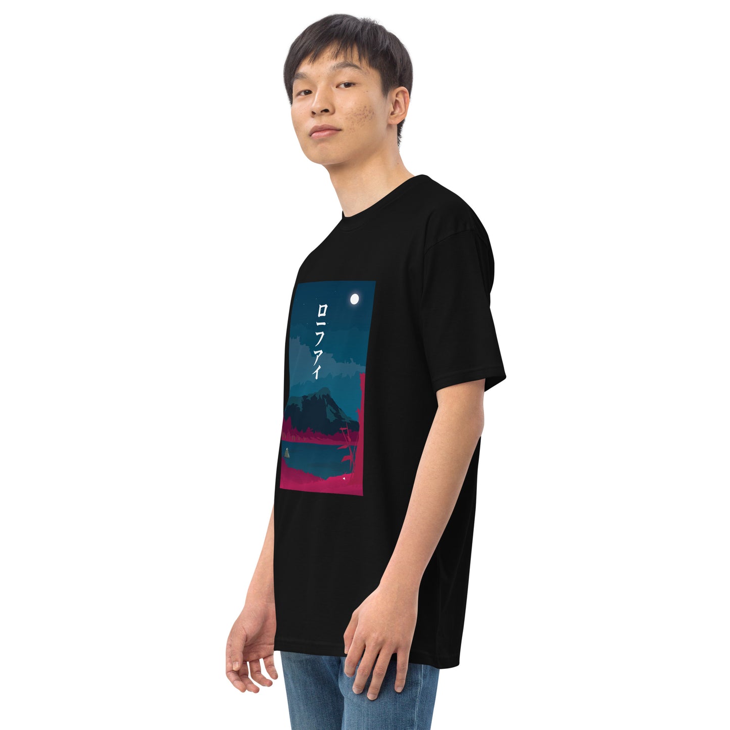 Lo-Fi Diamond Head Men’s Premium Heavyweight Tee