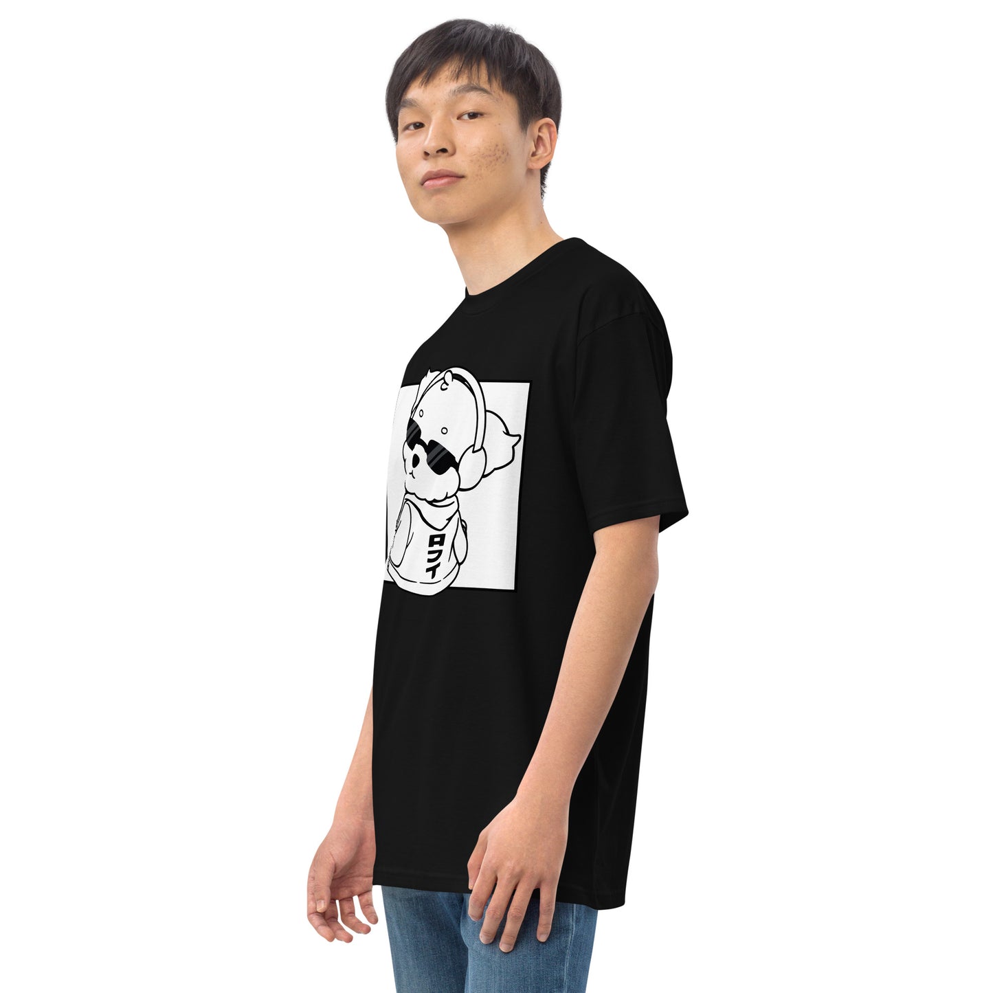 Lo-Fi Puppy Men’s Premium Heavyweight Tee