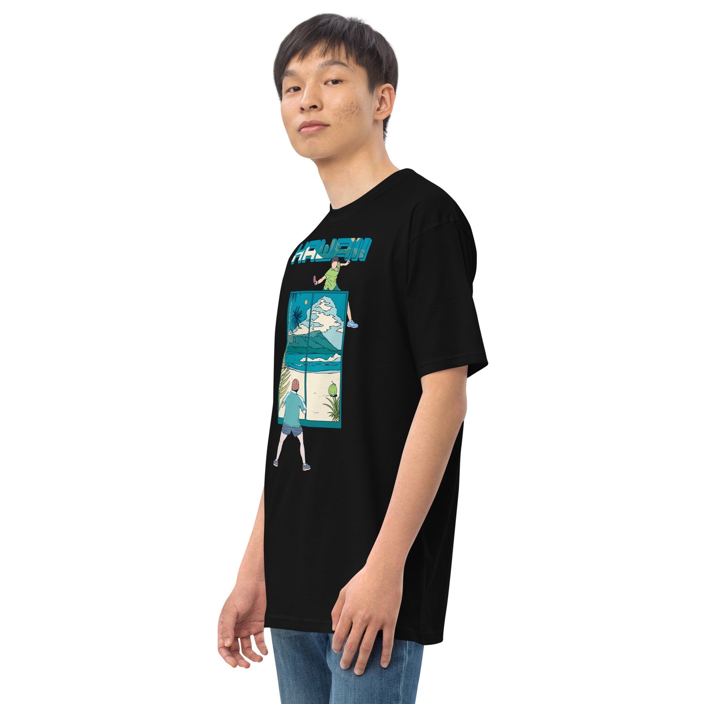 Hawaii Table Tennis Men’s Premium Heavyweight Tee