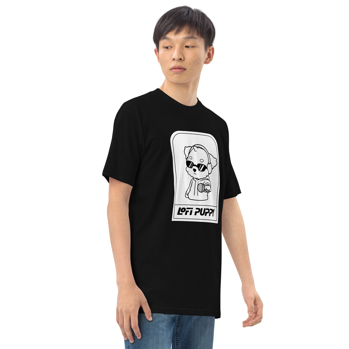 Lo-Fi Puppy ReMix Men’s Premium Heavyweight Tee