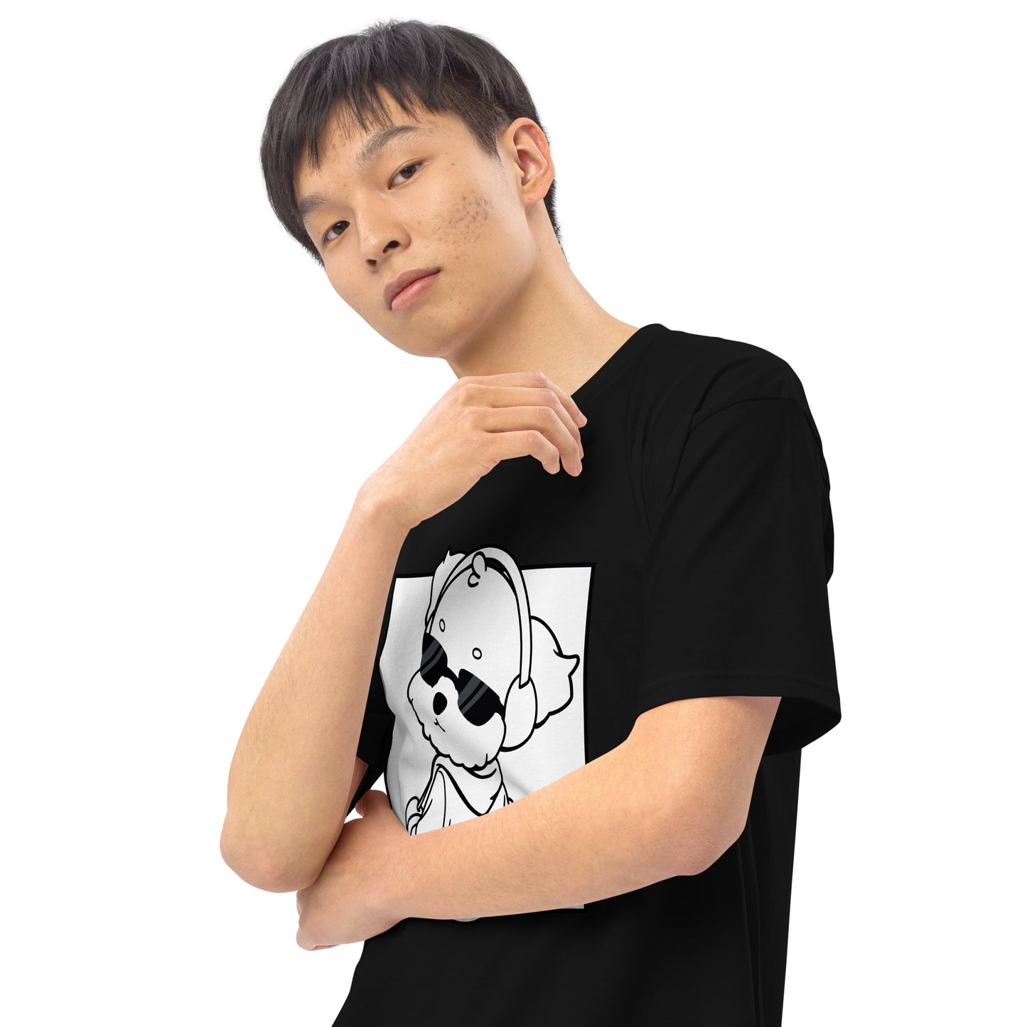 Lo-Fi Puppy Men’s Premium Heavyweight Tee