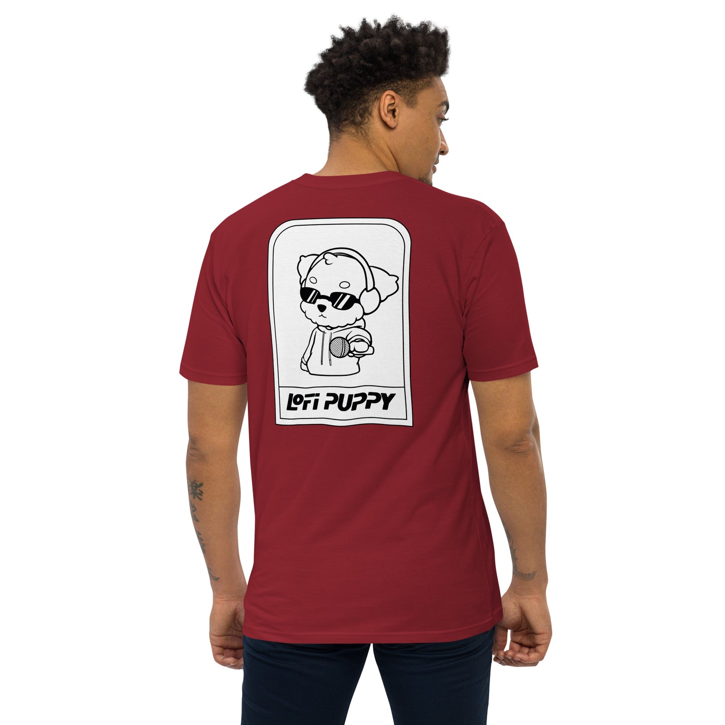 Lo-Fi Puppy Men’s Premium Heavyweight Tee