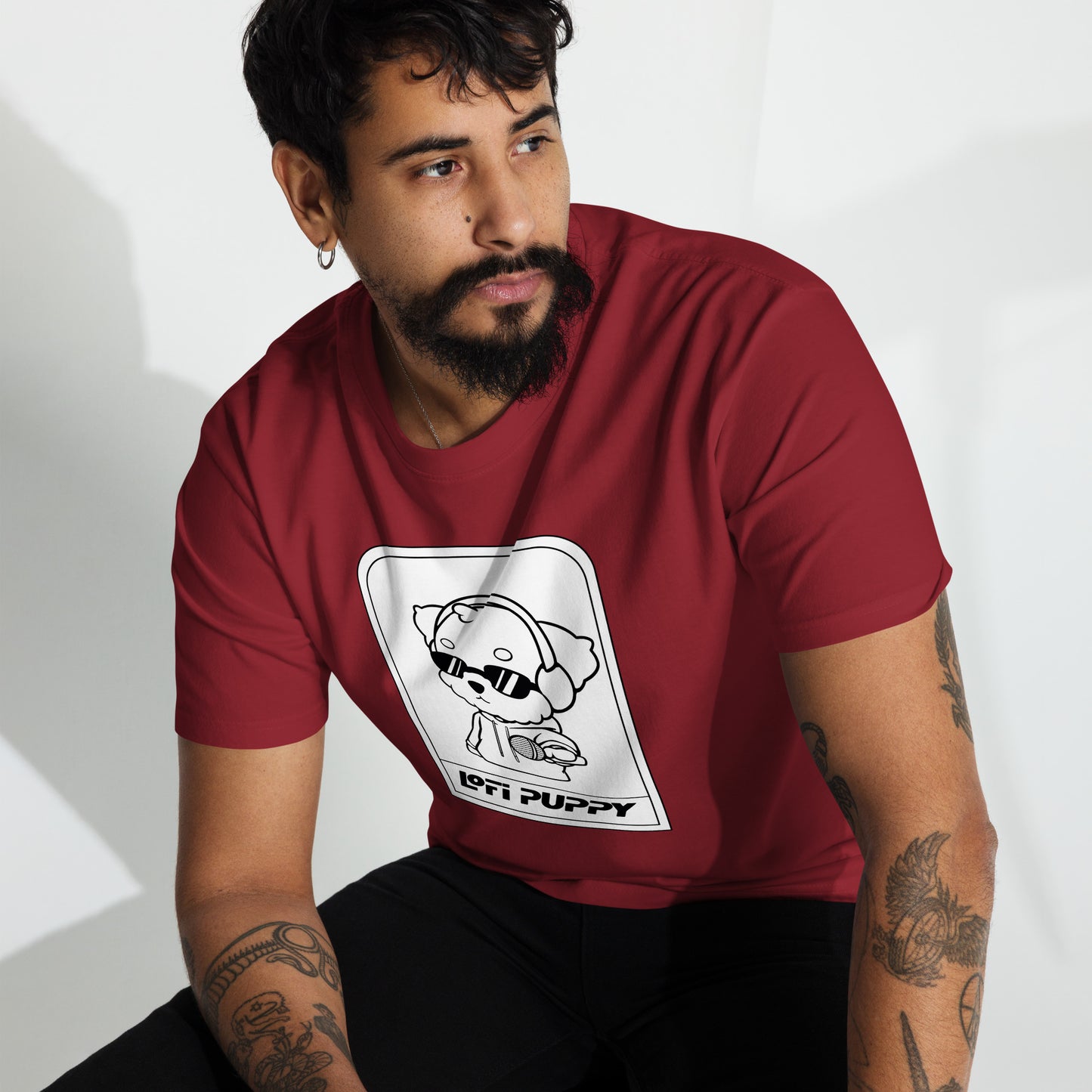 Lo-Fi Puppy ReMix Men’s Premium Heavyweight Tee