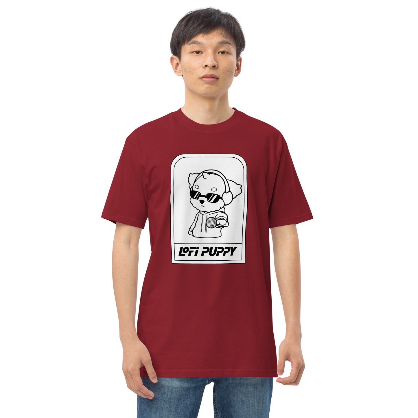 Lo-Fi Puppy ReMix Men’s Premium Heavyweight Tee