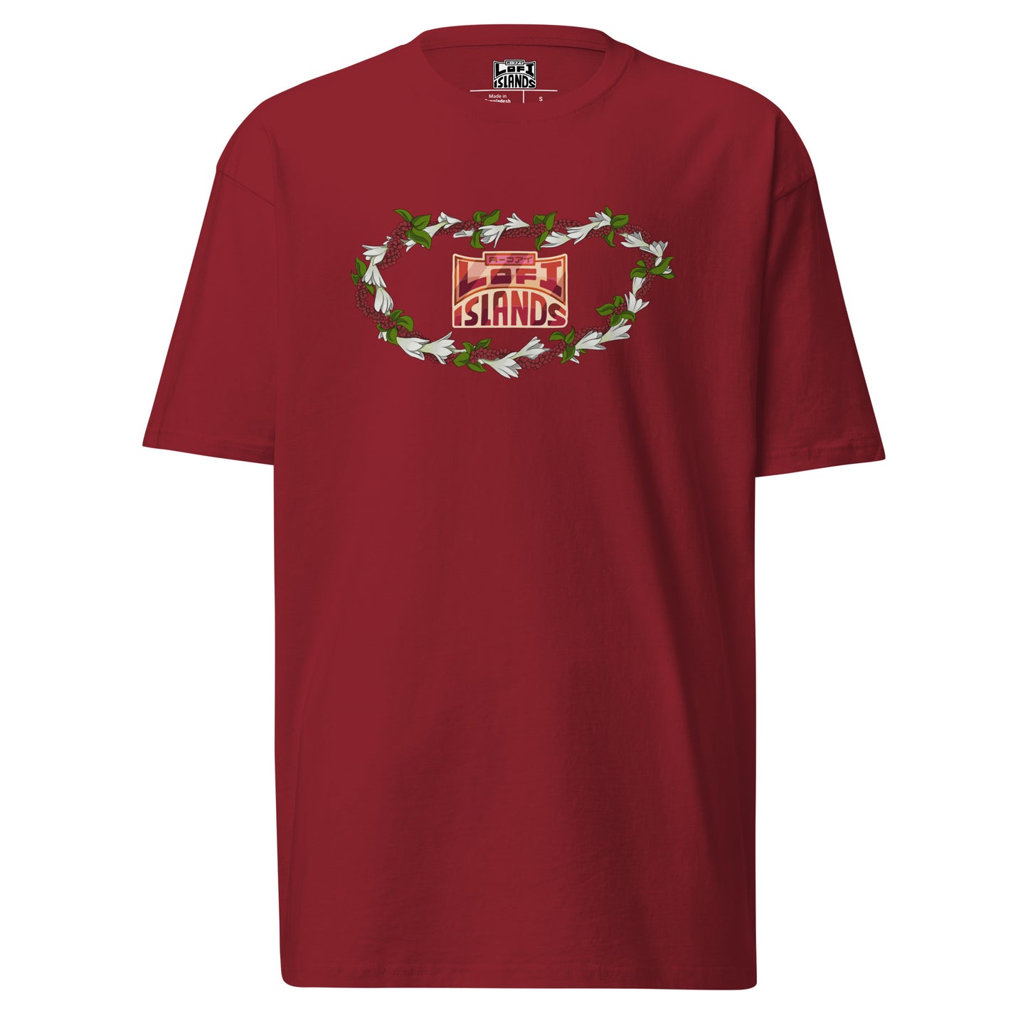 Lo-Fi Christmas Lei Men’s Premium Heavyweight Tee