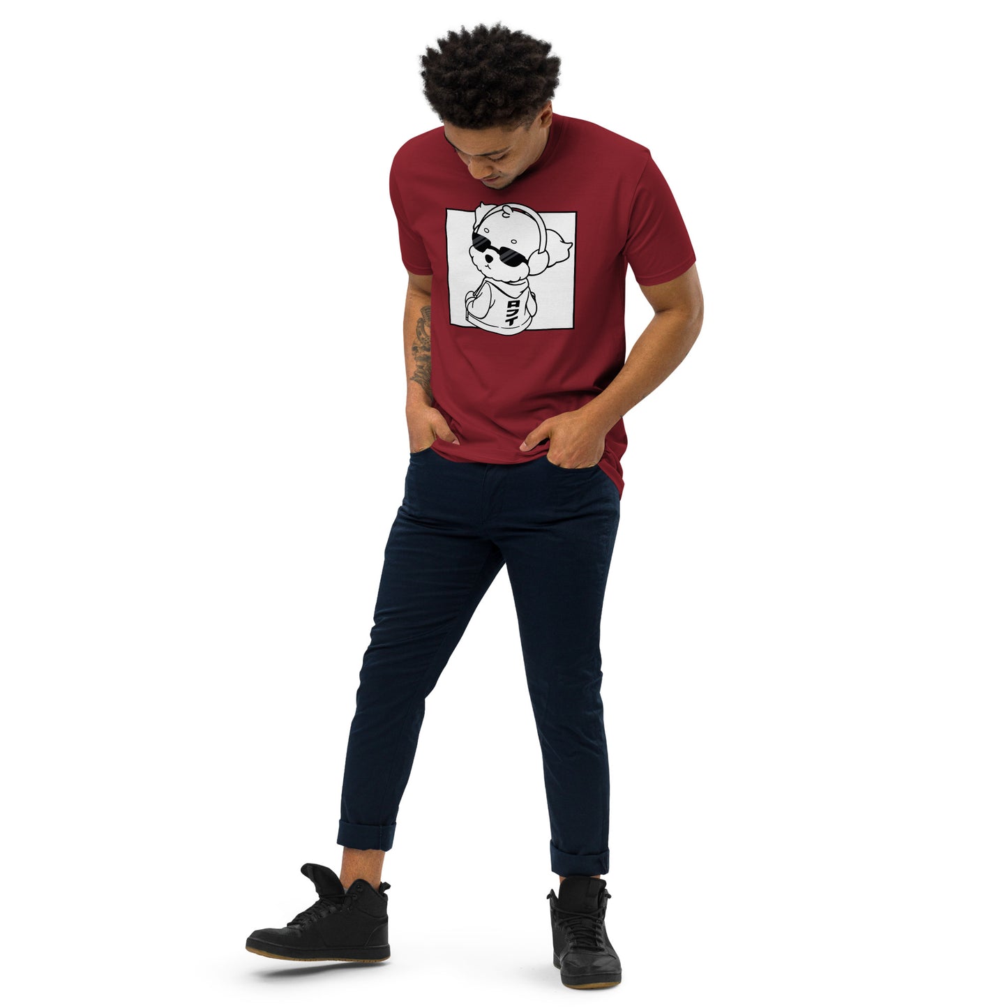 Lo-Fi Puppy Men’s Premium Heavyweight Tee