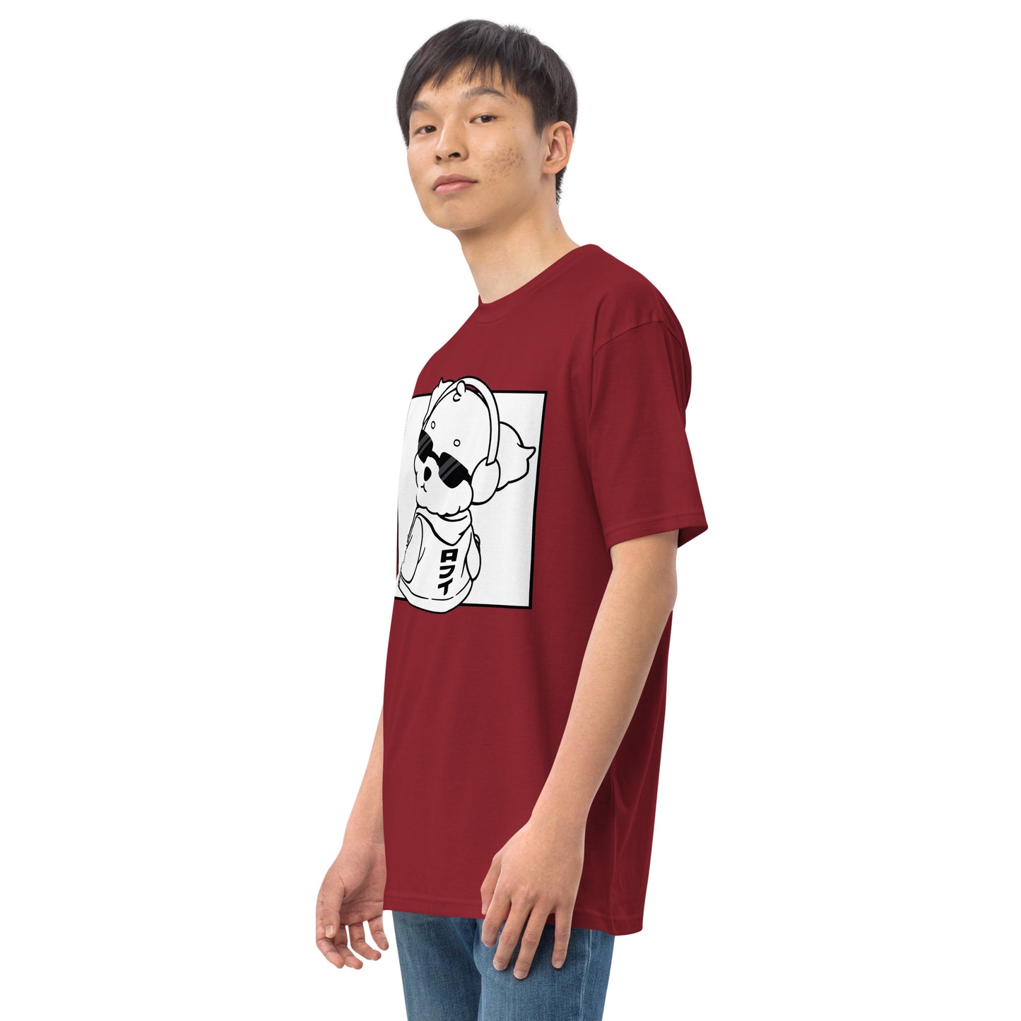 Lo-Fi Puppy Men’s Premium Heavyweight Tee