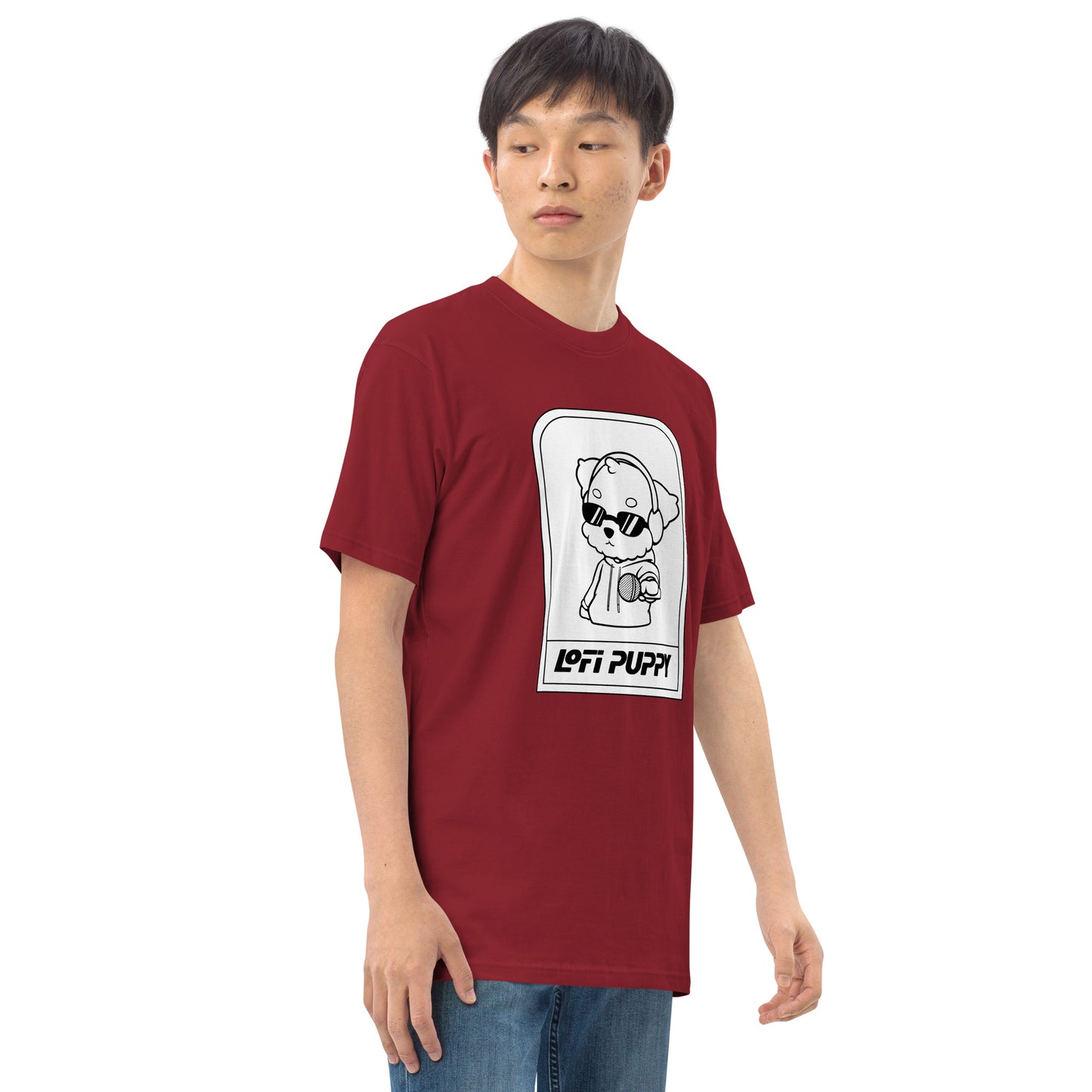 Lo-Fi Puppy ReMix Men’s Premium Heavyweight Tee