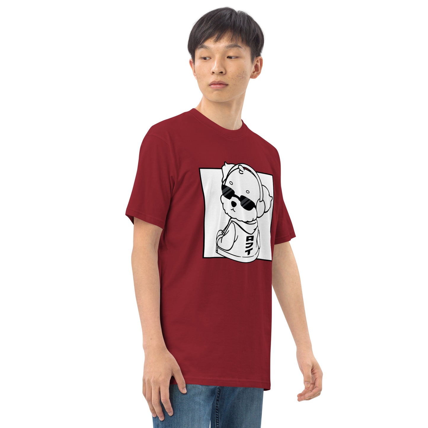 Lo-Fi Puppy Men’s Premium Heavyweight Tee