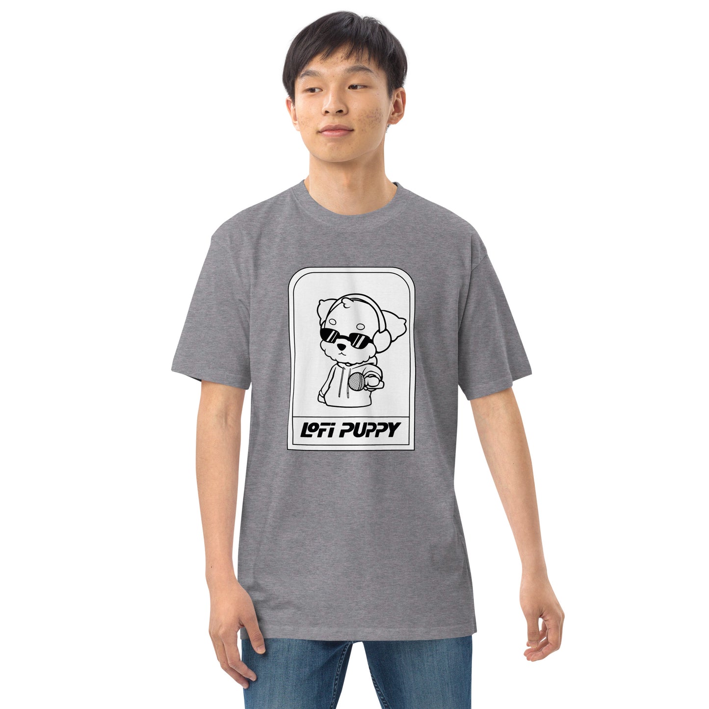 Lo-Fi Puppy ReMix Men’s Premium Heavyweight Tee