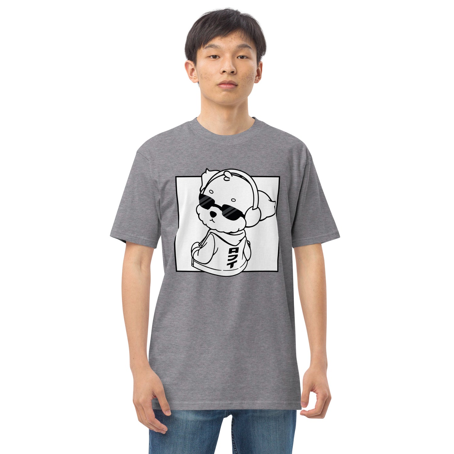 Lo-Fi Puppy Men’s Premium Heavyweight Tee