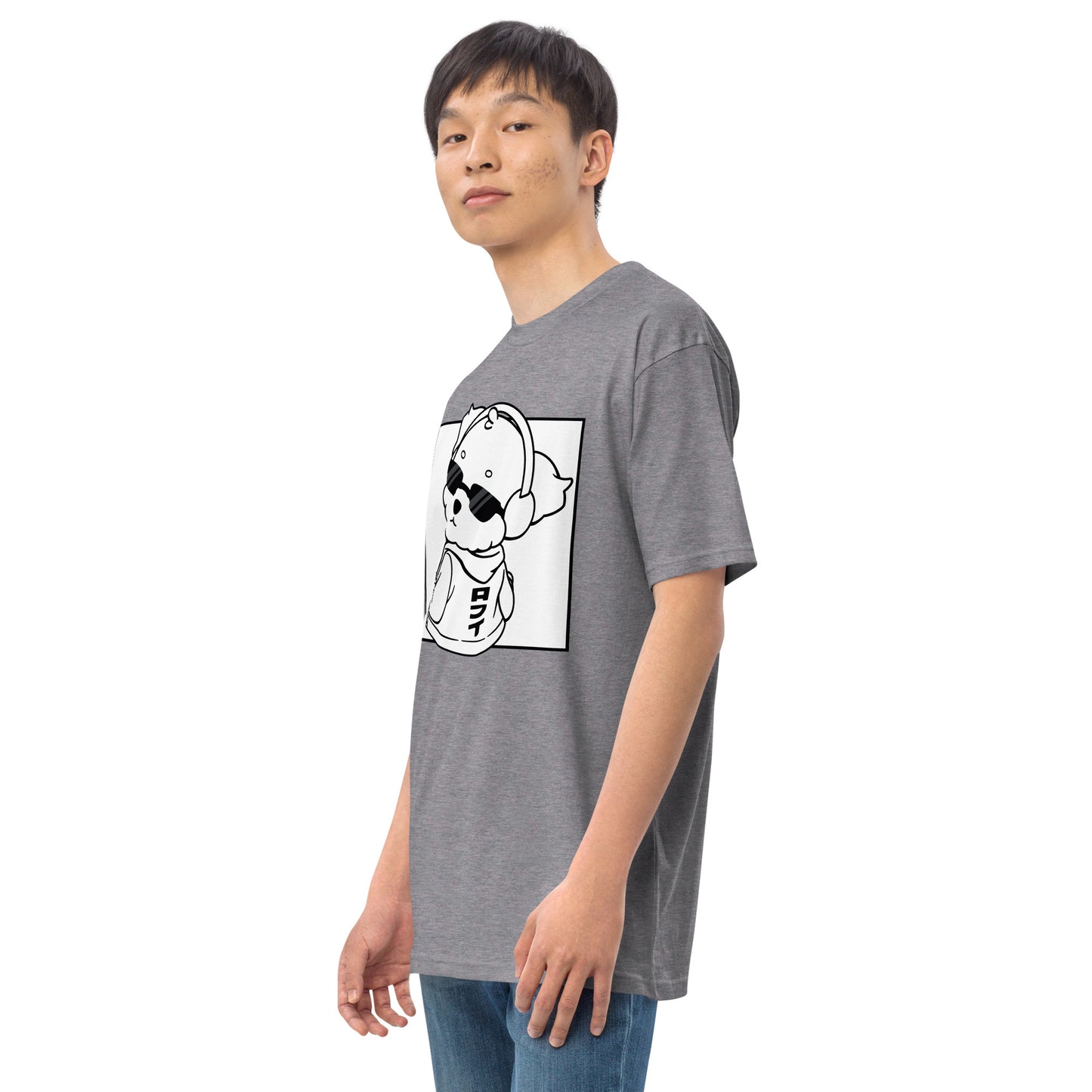 Lo-Fi Puppy Men’s Premium Heavyweight Tee