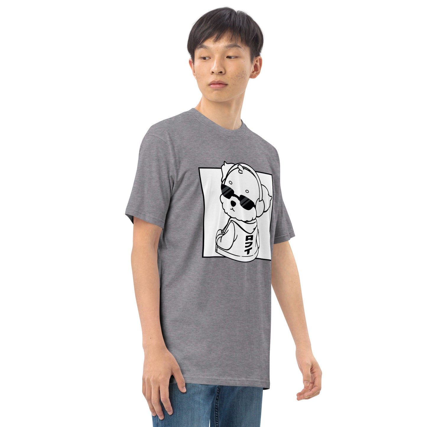 Lo-Fi Puppy Men’s Premium Heavyweight Tee