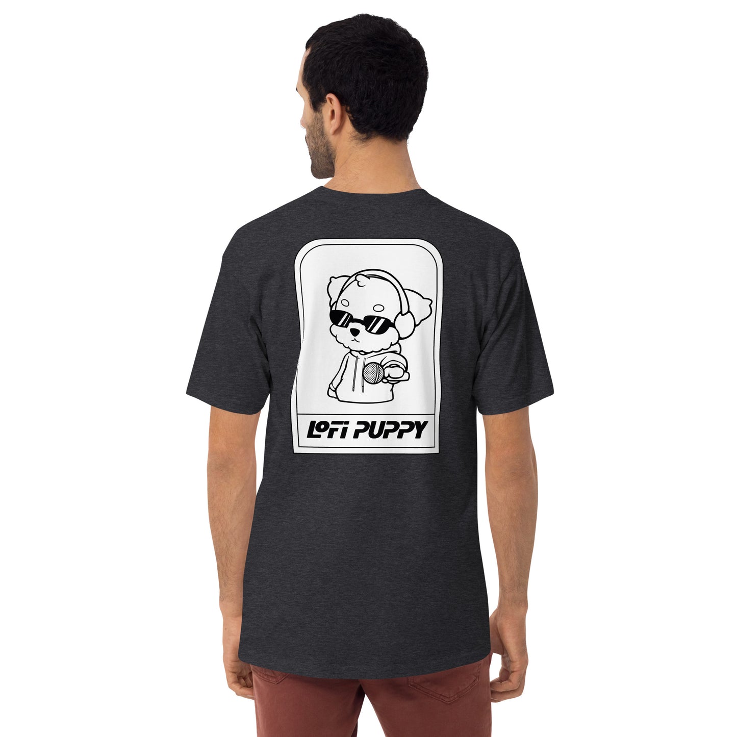 Lo-Fi Puppy Men’s Premium Heavyweight Tee