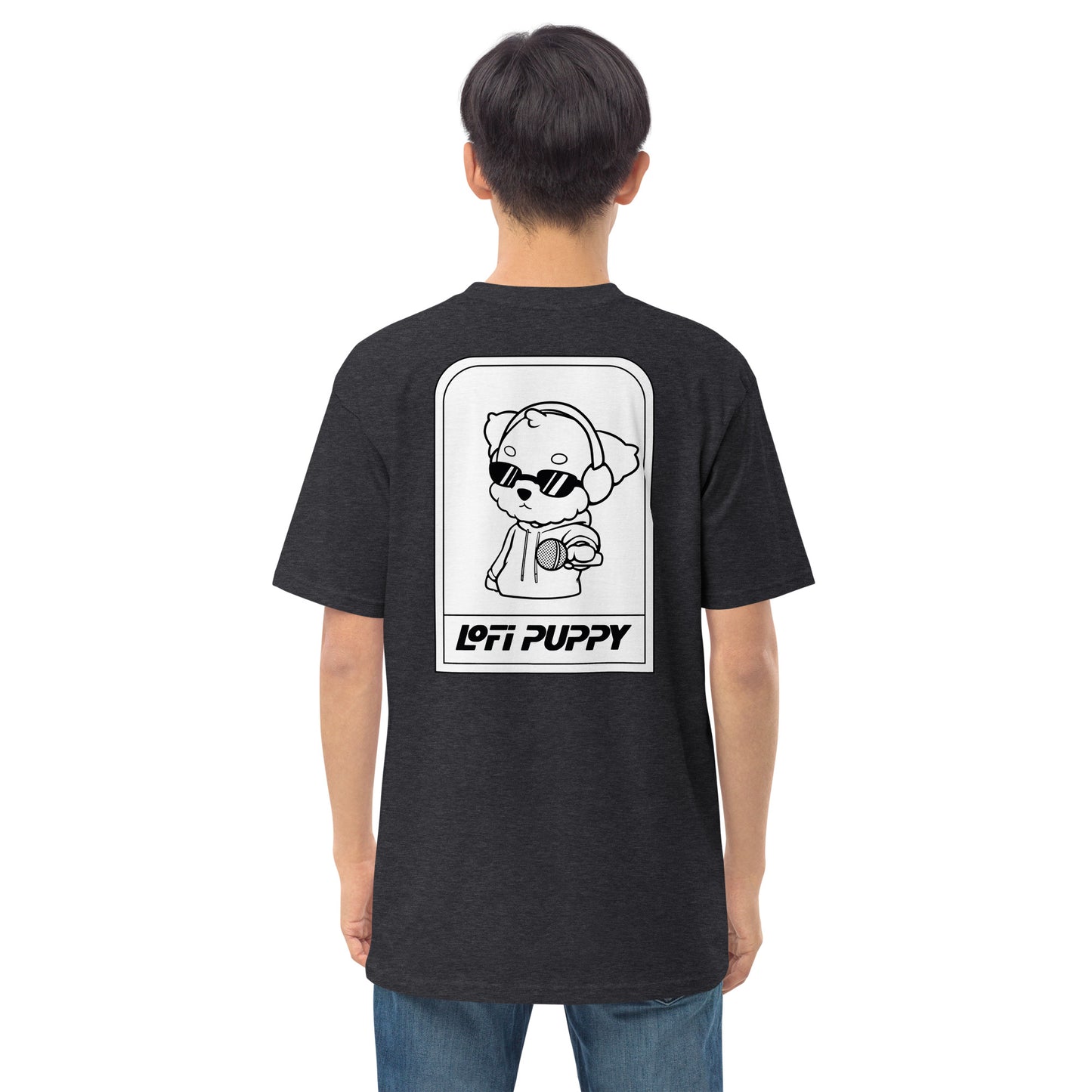 Lo-Fi Puppy Men’s Premium Heavyweight Tee