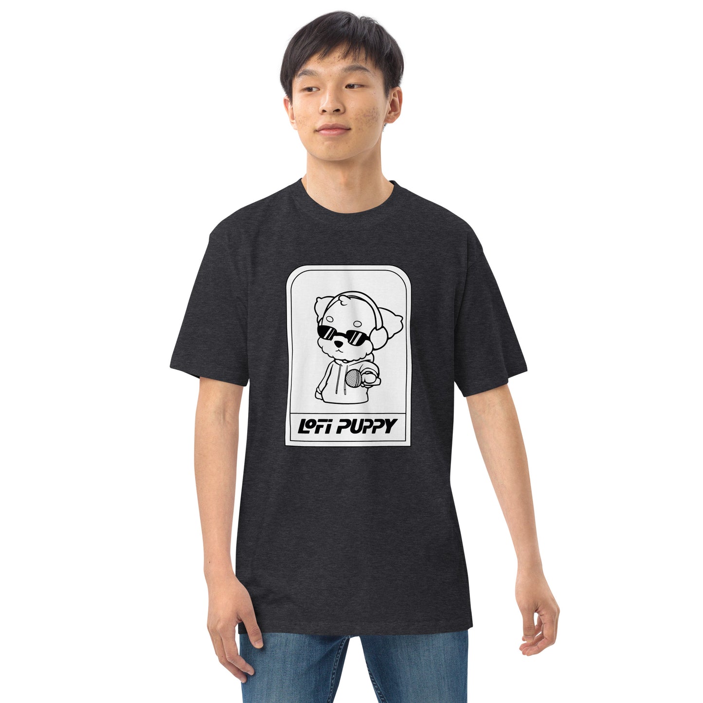 Lo-Fi Puppy ReMix Men’s Premium Heavyweight Tee