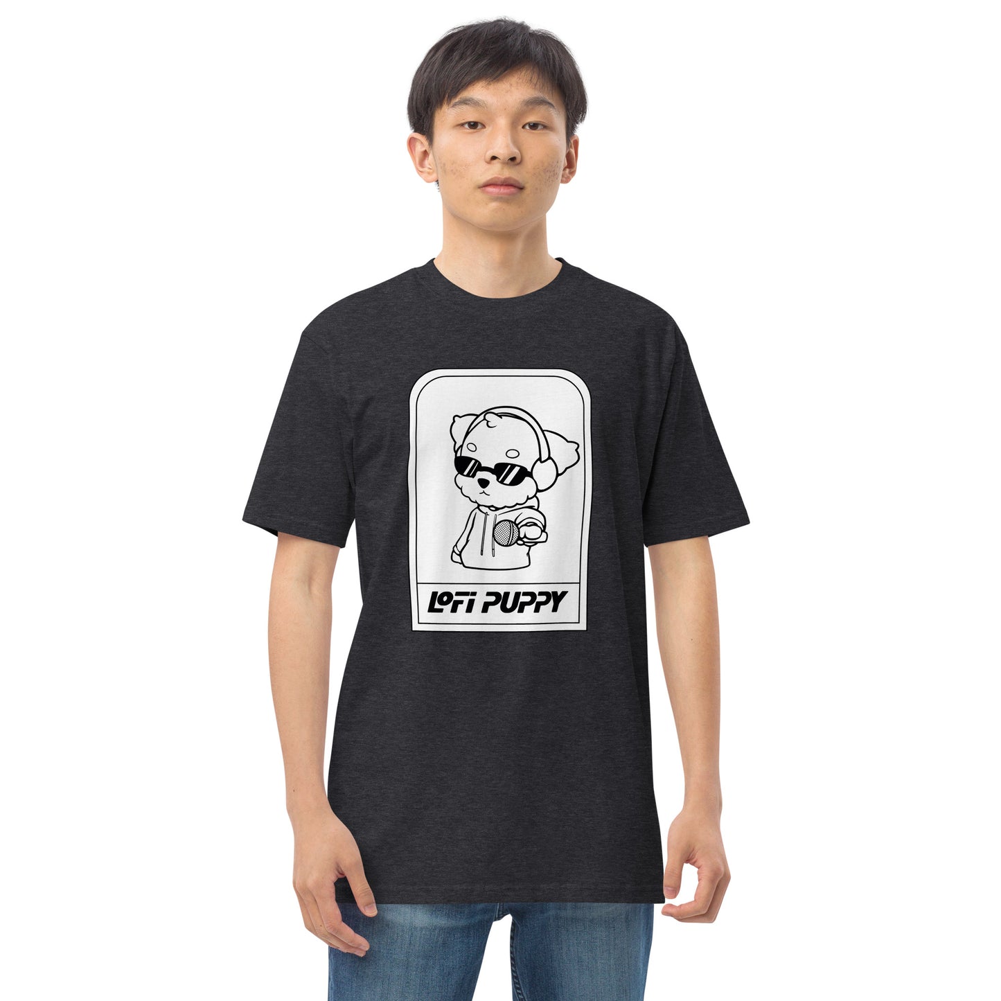 Lo-Fi Puppy ReMix Men’s Premium Heavyweight Tee