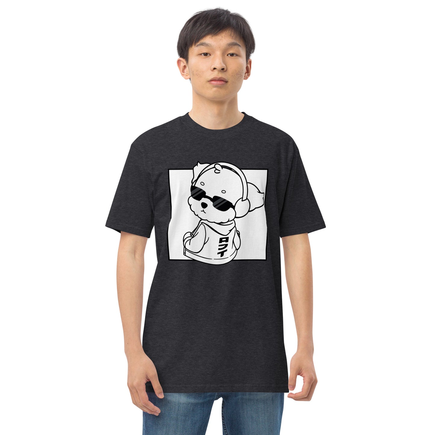 Lo-Fi Puppy Men’s Premium Heavyweight Tee