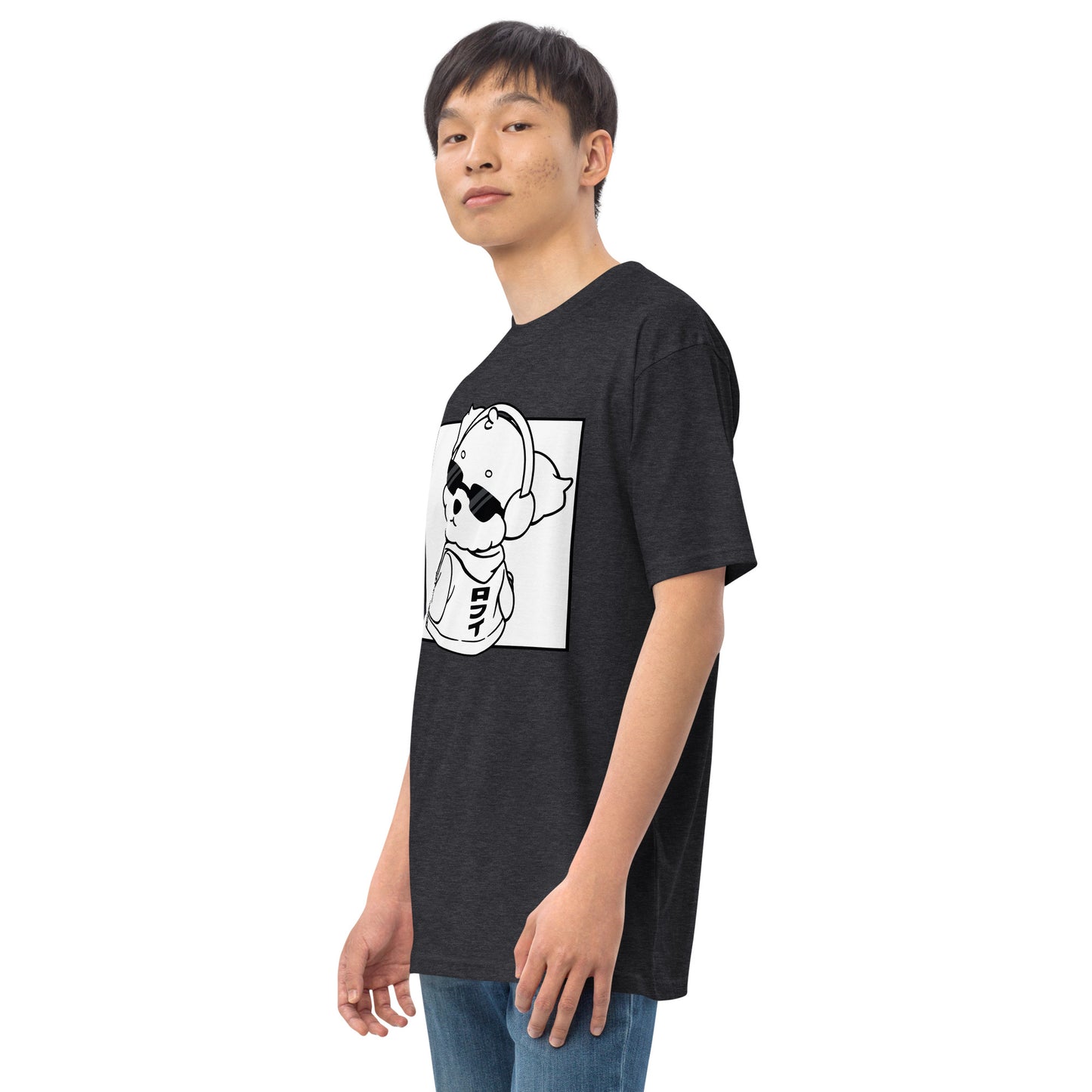 Lo-Fi Puppy Men’s Premium Heavyweight Tee