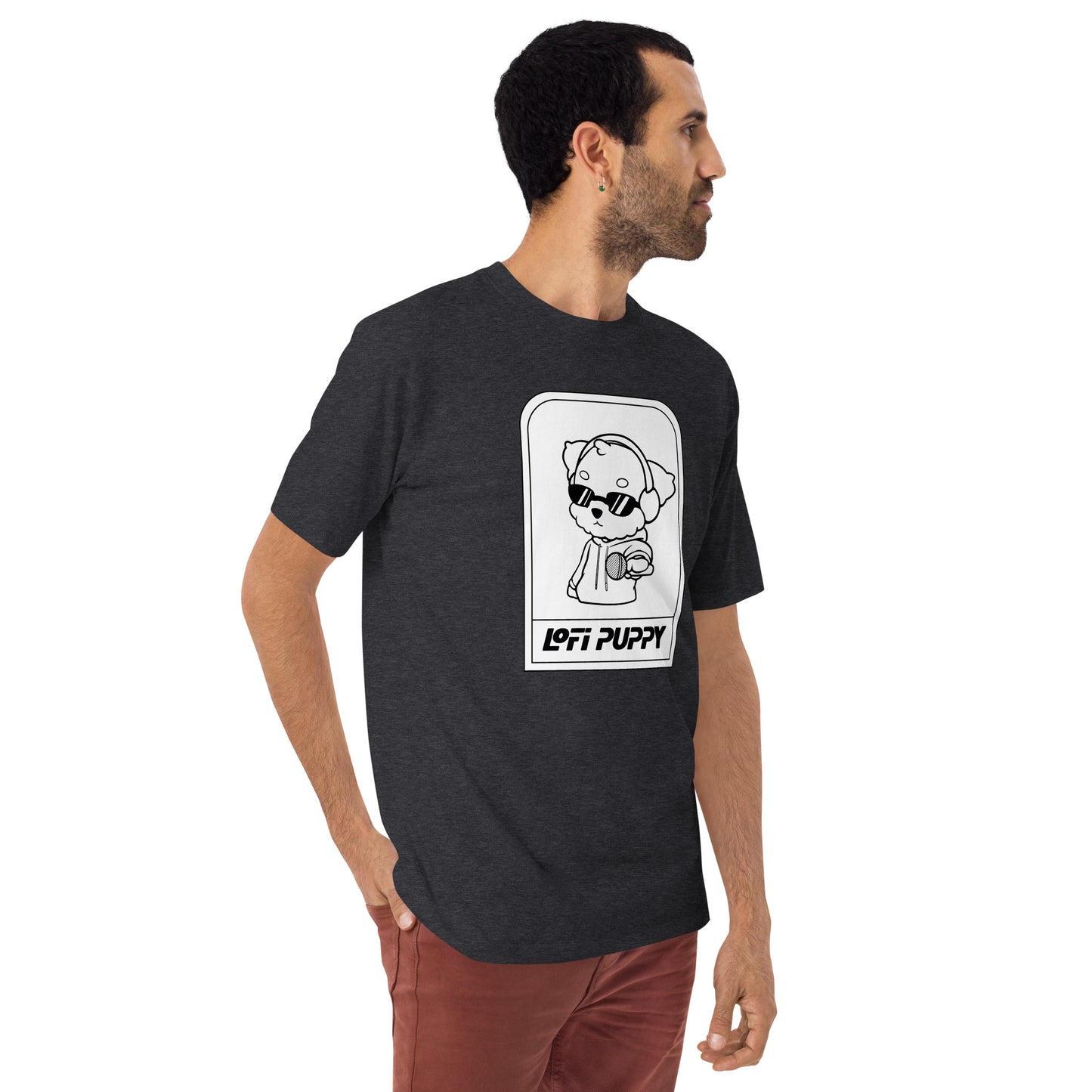 Lo-Fi Puppy ReMix Men’s Premium Heavyweight Tee