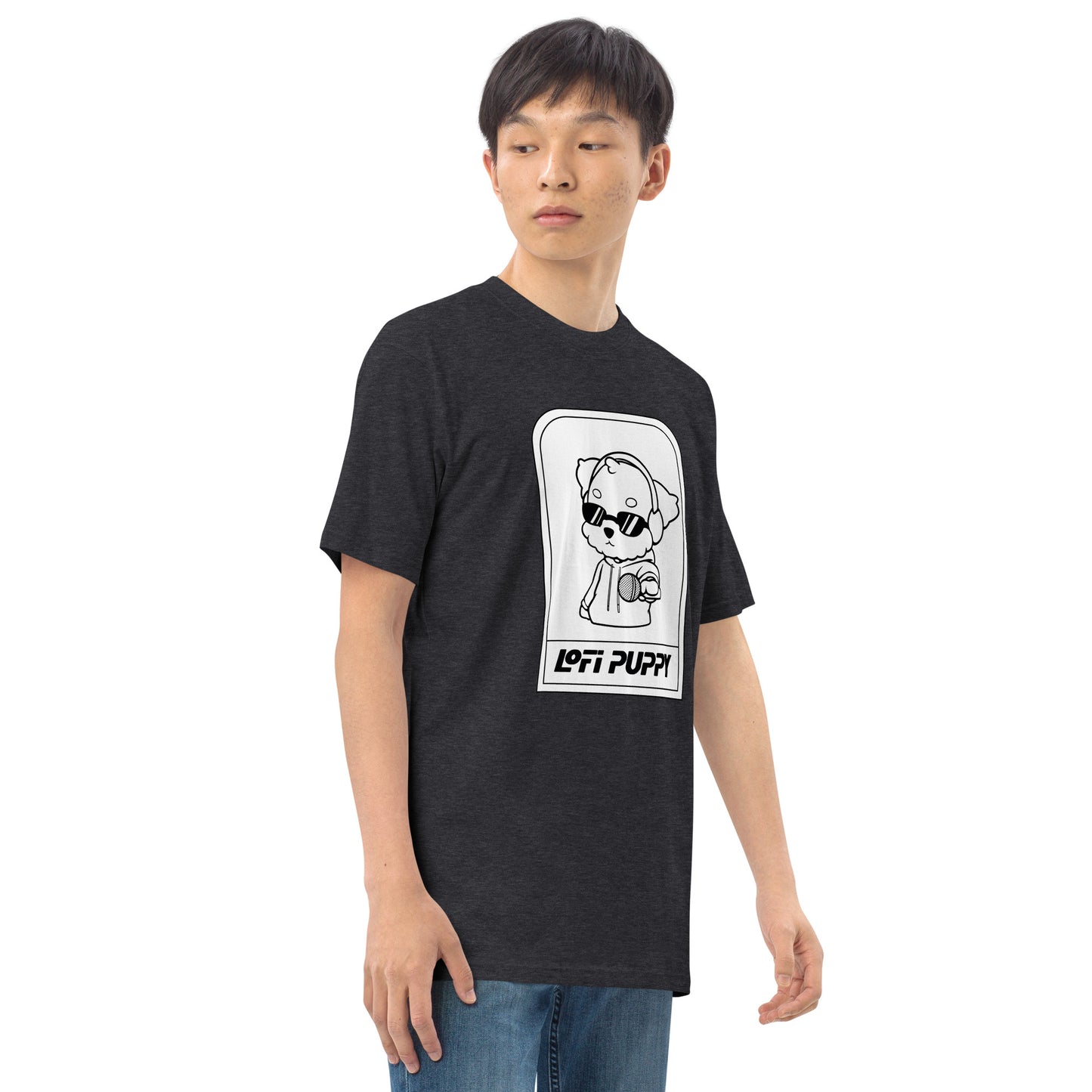 Lo-Fi Puppy ReMix Men’s Premium Heavyweight Tee