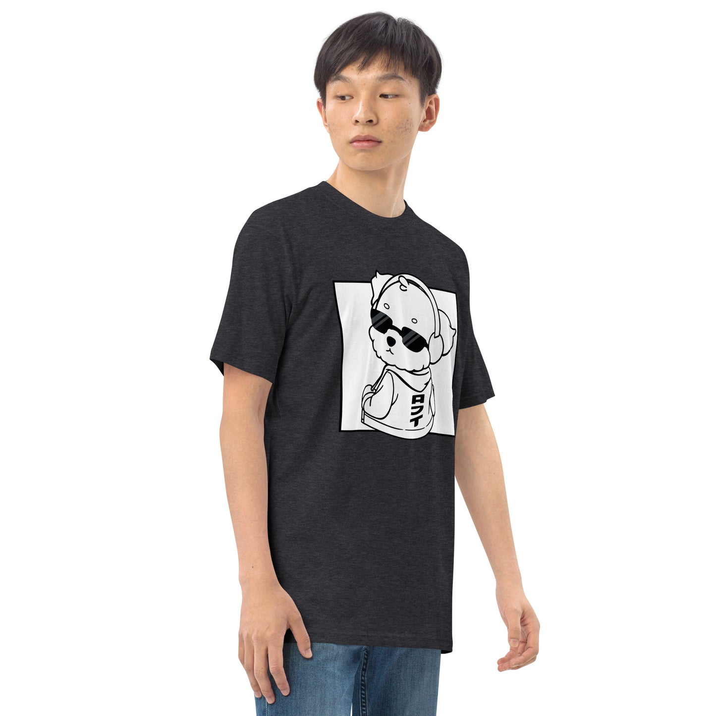 Lo-Fi Puppy Men’s Premium Heavyweight Tee