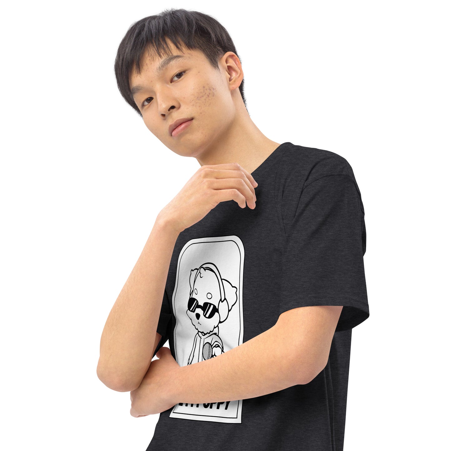 Lo-Fi Puppy ReMix Men’s Premium Heavyweight Tee