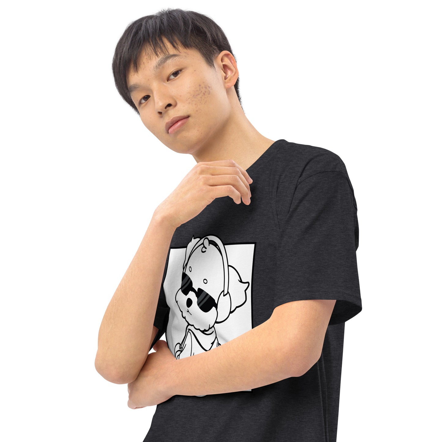 Lo-Fi Puppy Men’s Premium Heavyweight Tee